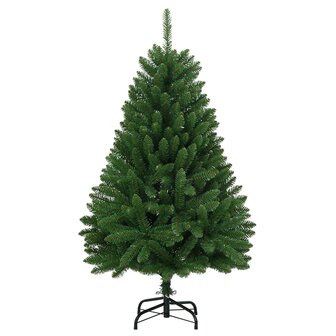 Kunstkerstboom met scharnieren en standaard 150 cm 2