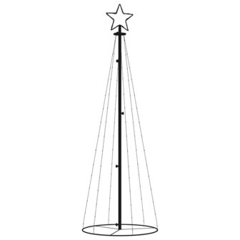 Kegelkerstboom 108 LED&amp;apos;s 70x180 cm meerkleurig 3