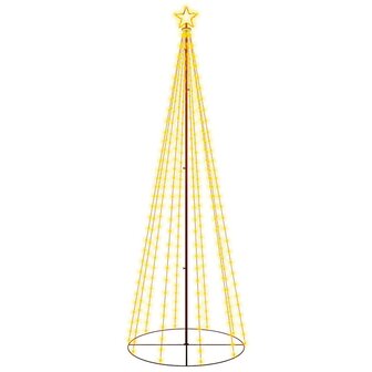 Kegelkerstboom 310 LED&amp;apos;s 100x300 cm warmwit 2