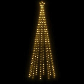 Kegelkerstboom 310 LED&amp;apos;s 100x300 cm warmwit 4