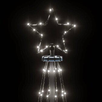 Kegelkerstboom 310 LED&amp;apos;s 100x300 cm koudwit 5