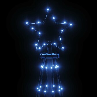 Kegelkerstboom 310 LED&amp;apos;s 100x300 cm blauw 5