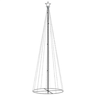 Kegelkerstboom 310 LED&amp;apos;s 100x300 cm meerkleurig 3