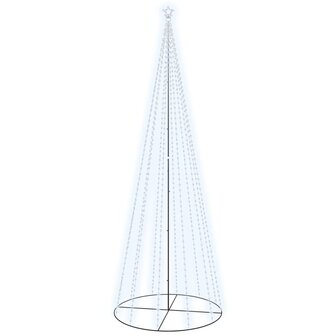 Kegelkerstboom 732 LED&amp;apos;s koudwit 160x500 cm 2