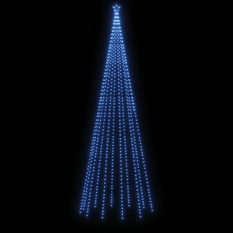 Kegelkerstboom 732 LED&amp;apos;s blauw 160x500 cm 4