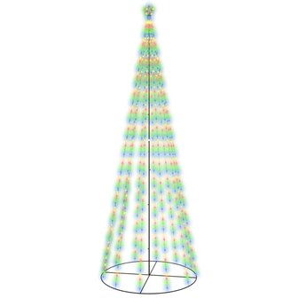 Kegelkerstboom 732 LED&amp;apos;s meerkleurig 160x500 cm 2