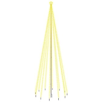 Kerstboom met grondpin 732 LED&amp;apos;s warmwit 500 cm 2