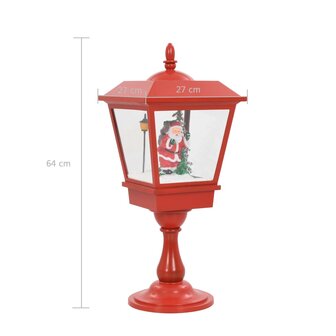 Sokkellamp met kerstman LED 64 cm 9