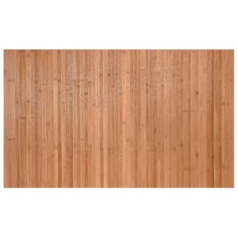 Vloerkleed rechthoekig 60x100 cm bamboe naturel 2