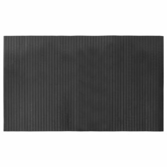 Vloerkleed rechthoekig 60x100 cm bamboe grijs 2