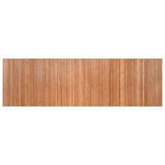 Vloerkleed rechthoekig 60x200 cm bamboe naturel 2