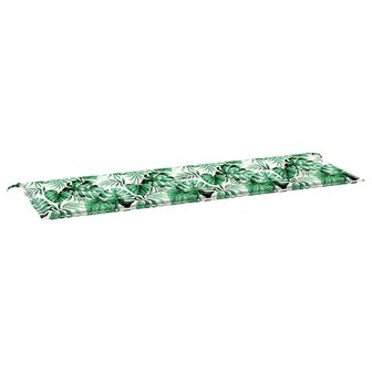 Tuinbank Kussen Floral Groen 150 x 50 x 4 cm Oxford stof 2