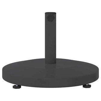 Buiten Parasolvoet Donkergrijs 48 x 48 x 32 cm Staal, Beton 4
