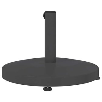 Buiten Parasolvoet Donkergrijs 48 x 48 x 32 cm Staal, Beton 6