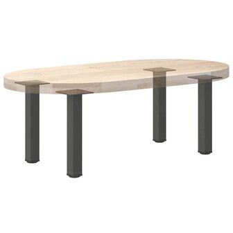 Salontafelpoten 4 st 30-32 cm staal antraciet 8