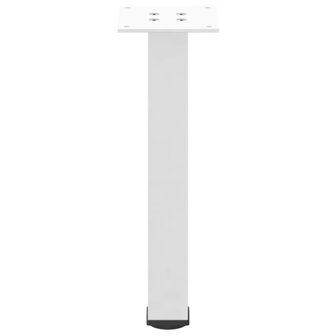 Salontafelpoten 4 st 42-44 cm staal wit 5