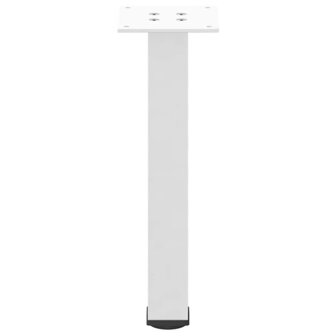 Salontafelpoten 4 st 42-44 cm staal wit 6