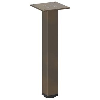 Salontafelpoten 4 st 42-44 cm staal naturel 4