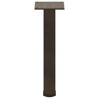 Salontafelpoten 4 st 42-44 cm staal naturel 5