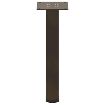 Salontafelpoten 4 st 42-44 cm staal naturel 6