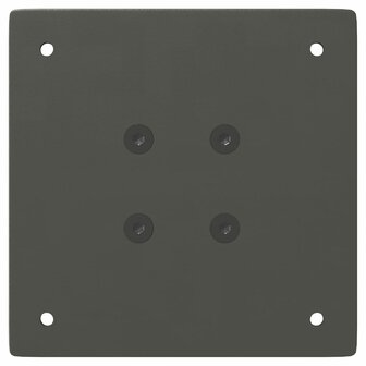 Salontafelpoten 4 st 42 cm staal antraciet 7