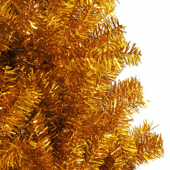 Kunstkerstboom met standaard 180 cm PET goudkleurig 4