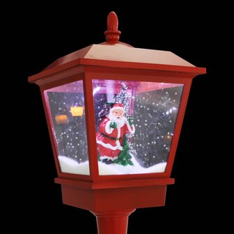 Straatlantaarn met kerstman LED 180 cm 8