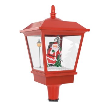Straatlantaarn met kerstman LED 180 cm 9