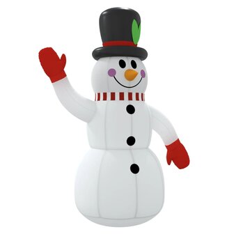 Sneeuwpop opblaasbaar met LED&amp;apos;s 120 cm 3