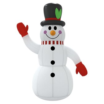 Sneeuwpop opblaasbaar met LED&amp;apos;s 120 cm 4