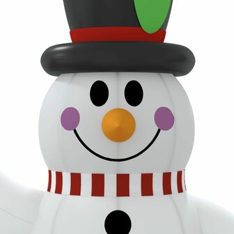 Sneeuwpop opblaasbaar met LED&amp;apos;s 300 cm 6