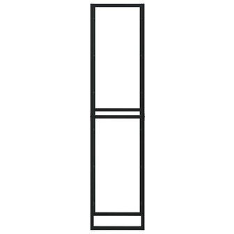 Haardhoutrek 50x30x209 cm staal zwart 5