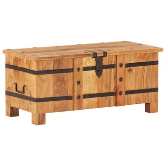 Opbergkist 90x40x40 cm massief acaciahout 1