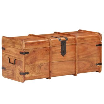Opbergkist 90x40x40 cm massief acaciahout 1