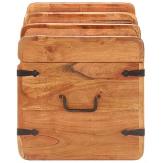 Opbergkist 90x40x40 cm massief acaciahout 4