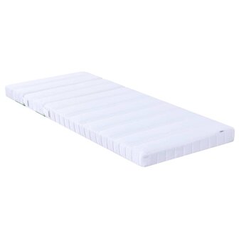 Schuimmatras Wit 80 x 200 cm Stof 2