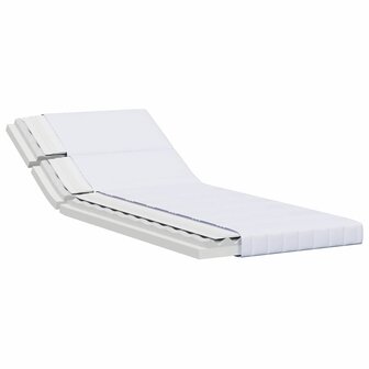 Schuimmatras Wit 80 x 200 cm Stof 5