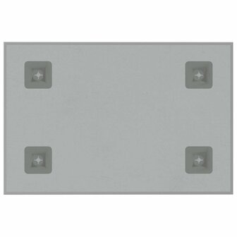 Magneetbord voor aan de wand 40x30 cm gehard glas wit 4
