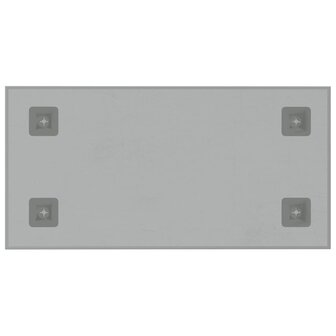 Magneetbord voor aan de wand 40x20 cm gehard glas wit 4