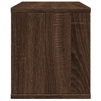 Bureau organiser 36x26x29,5 cm bewerkt hout bruin eikenkleurig 5
