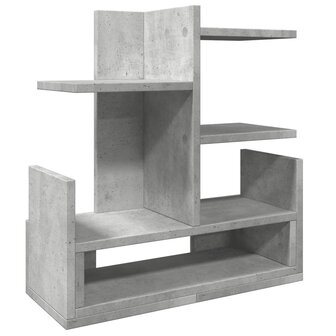 Bureau organiser 49x20x52,5 cm bewerkt hout betongrijs 2