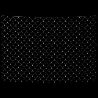 Kerstnetverlichting 306 LED&amp;apos;s binnen en buiten 3x3 m koudwit 4