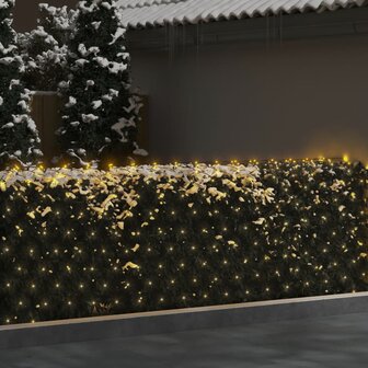 Kerstnetverlichting 544 LED&amp;apos;s binnen en buiten 4x4 m warmwit 3