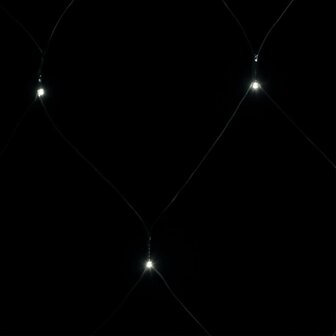 Kerstnetverlichting 544 LED&amp;apos;s binnen en buiten 4x4 m koudwit 5