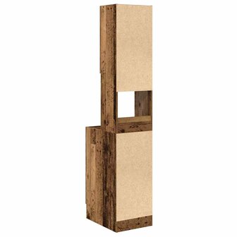 Keukenkast met lade met plank met opslag Oud hout Bewerkt hout 8