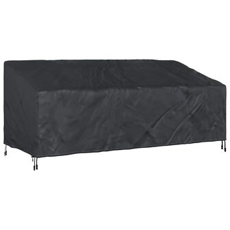 Tuinbankhoes Zwart 220 x 100 x 89 cm 210D oxford stof 2