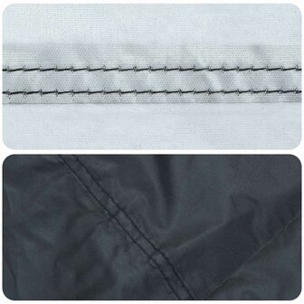 Tuinbankhoes Zwart 220 x 100 x 89 cm 210D oxford stof 7