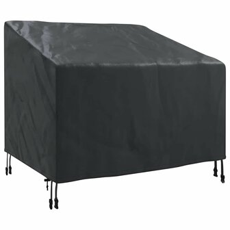 Tuinstoelhoes Zwart 96 x 79 x 74 cm 210D oxford stof 2