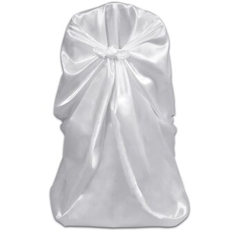 Stoelhoes voor bruiloft 12 st wit 4