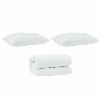 All-season dekbed Anders met kussen Wit 140 x 220 cm Microfibre 2